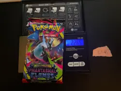EXTREMELY HEAVY Pokemon Phantasmal Flames - Factory Sealed Booster Pack (22.65g - Image 1