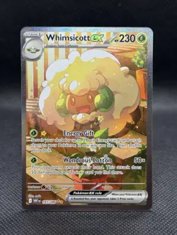 Pokemon Whimsicott EX 165/086 Special Illustration Rare White Flare NM - Image 1