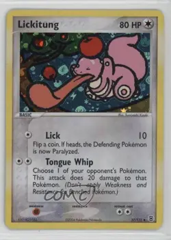 Lickitung Reverse Foil Pokemon EX FireRed & LeafGreen #37 2004 - Image 1