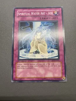 Yu-Gi-Oh! Spiritual Water Art - Aoi Common 1st Edition CRV-EN051 HP - Image 1