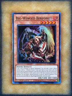 Yugioh Big-Winged Berfomet DUNE-EN004 Super Rare 1st Ed NM - Image 1