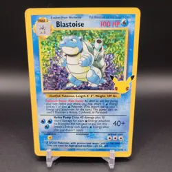 Mint Pokemon TCG Blastoise Holo Rare Card Classic Collection 2/102 Celebrations - Image 1
