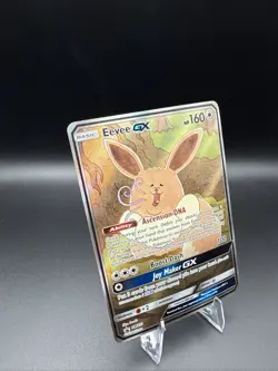Pokemon Eevee GX TCG Full Art Promo Black Star Ultra Rare Holo Card SM233 - Image 2