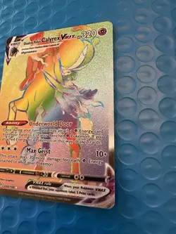 Shadow Rider Calyrex VMAX 204/198 Rainbow Secret Chilling Reign Pokemon Card NM - Image 2