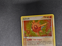Pokemon TCG Solrock 13/100 Sandstorm Rare Holo E Reader Foil Card Vintage - Image 3