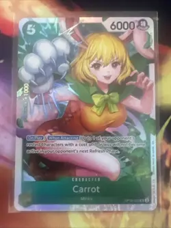 One Piece Card Game Carrot (Reprint) OP08-023 Super Rare NM English - Image 1