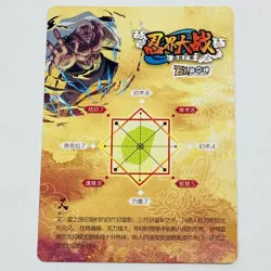 A Third Razikage Naruto Trading Card Gold Prism SSR HYEX01-SSR22 Super Rare Tc5 - Image 2