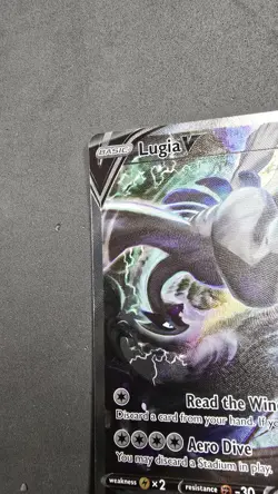 Pokemon Lugia v Alt Art Silver Tempest English Card 186/195 NM Condition - Image 4