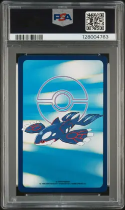 2003 POKEMON SAPPHIRE VERSION PLAYING CARDS JOKER KYOGRE PSA 10 - Image 2