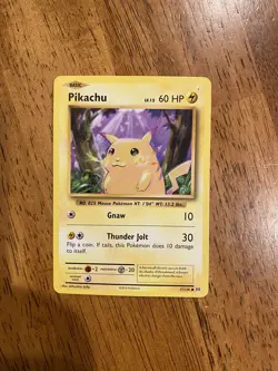 Fat Pikachu Card 2016 35/108 LV. 12 60HP - Image 1