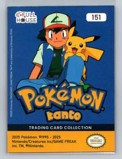 Pokemon Card - Mew 151 - Holo - Kanto Full House - Image 2