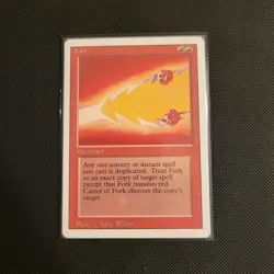 Magic: The Gathering Fork Regular Red Interrupt Card Revised Edition - Image 1