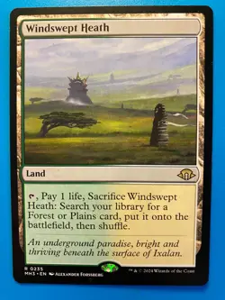 MTG 1x Windswept Heath # 235 Modern Horizons 3 Magic the Gathering Card x1 NM - Image 1