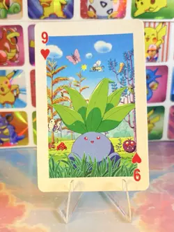 Pikachu Pokemon Vintage Playing Poker Card Charizard Nintendo - Prism Holo Back - Image 3