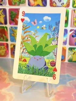 Pikachu Pokemon Vintage Playing Poker Card Charizard Nintendo - Prism Holo Back - Image 4