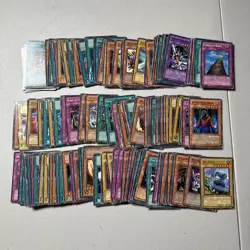 Yu-Gi-Oh! Lot of 200+ 1st Edition Common Cards Heavy Played to NM Condition. - Image 1