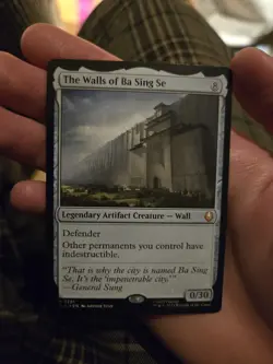freshly out the pack wall of ba sing se card no foil - Image 1