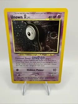 Pokemon Cards: Neo Discovery Rare Holo: Unown A 14/75 - Image 2