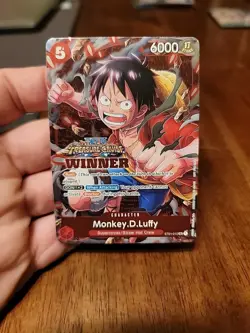 Monkey.D.Luffy (Winner Pack Vol. 5) ST01-012 One Piece Promotion Cards Foil NM - Image 1