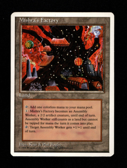 MTG Mishra's Factory SP/NM- 4th Magic the Gathering ~ Free Shipping ~ - Image 1