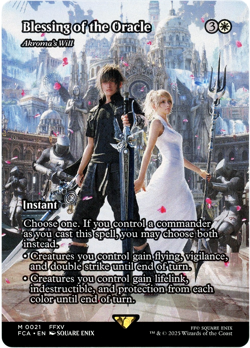 Blessing of the Oracle (Showcase) - 0021 - Final Fantasy - MTG NM/M - Image 1