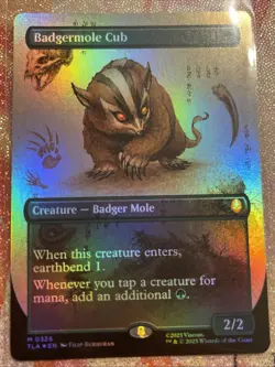 Badgermole Cub (Borderless) Avatar: The Last Airbender Foil - Image 1