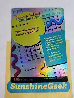 Chulane, Teller of Tales (Rainbow Foil) Secret Lair Drop Foil - Image 3