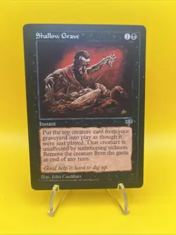 MTG x1 Shallow Grave (Mirage, MIR) Rare (LP) - Image 1