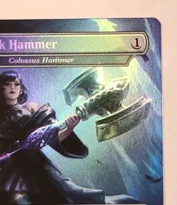 Gaia's Dark Hammer - Colossus Hammer (Rainbow Foil) Secret Lair Drop Foil - Image 5