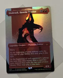 Magic The Gathering Foil Urabrask Heretic Praetor *Never Played - Image 1