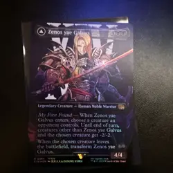 MTG Zenos yae Galvus 0384 (Borderless) Final Fantasy Foil - Image 1