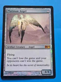Platinum Angel Mtg Tenth 10th Edition Lp Foil Magic the Gathering - Image 1