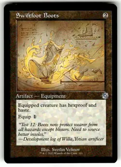 The Brothers' War Retro Artifacts Swiftfoot Boots Masterpiece/Uncommon - Image 1
