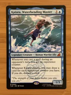 Katara, Waterbending Master 93 Mythic Non-Foil Avatar MTG Mint NM - Image 1