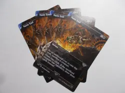 Nasty End x4 Full Art MTG Lord of the Rings Black Common Instant NM/M - Image 1