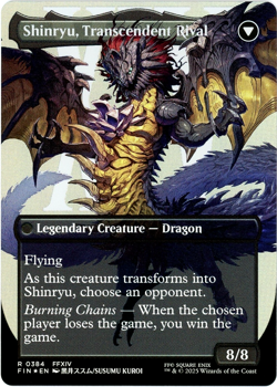 Zenos yae Galvus (Borderless) Foil - 0384 - Final Fantasy - MTG NM/M - Image 2