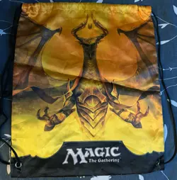 Magic the Gathering Drawstring Bag Backpack promo PAX 2012 Nicol Bolas NEW MTG - Image 1