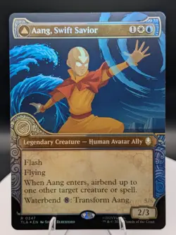 Aang, Swift Savior (Showcase) FOIL: Avatar ATLA MTG (NM) - Image 1