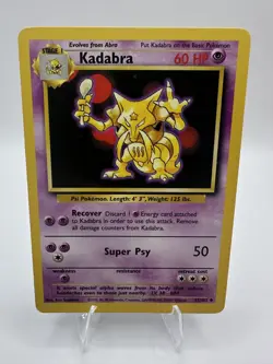 Kadabra 32/102 - Base Set - Vintage 1999-2000 - Pokemon TCG - Image 1