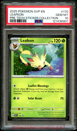 Pokemon Promo Leafeon 170 PSA 10 - Image 1