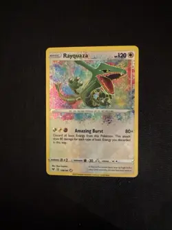 Pokemon TCG Rayquaza Amazing Rare Vivid Voltage 138/185 Mint/Near Mint Condition - Image 1