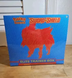 Pokemon TCG: Sword & Shield Base Set ETB - Factory Sealed - 8 Booster Packs - Image 1