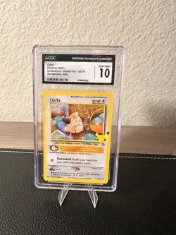 ✨ CGC 10 Cleffa 20/111 Classic Collection Celebrations Neo Genesis Holo Pokemon - Image 1
