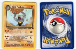 DARK MACHOKE 40/82 UNCOMMON TEAM ROCKET POKEMON LP - Image 1