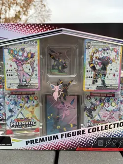 Pokemon Umbreon And Espeon Pin From Prismatic Evolutions Figure Collection - Image 5