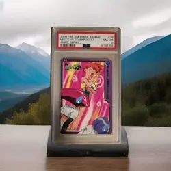PSA 8 Misty vs Team Rocket Pokemon Bandai Carddass Series 2 #38 Japanese 2000 - Image 1