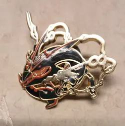 Mega Rayquaza Shiny Collector's Pin 2015 Metal Enamel Pin Roaring Skies Pokemon - Image 1