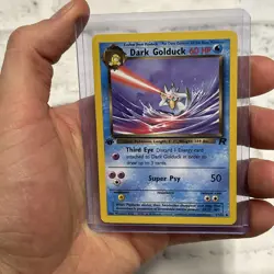 Dark Golduck 37/82 1st Edition Team Rocket Uncommon LP+ Condition Pokemon TCG - Image 1