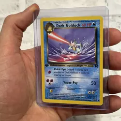 Dark Golduck 37/82 1st Edition Team Rocket Uncommon LP+ Condition Pokemon TCG - Image 2