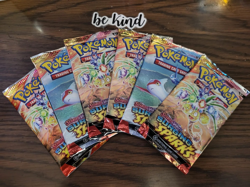 6 Unopened Packs of Pokemon Scarlet & Violet Surging Sparks - Image 1